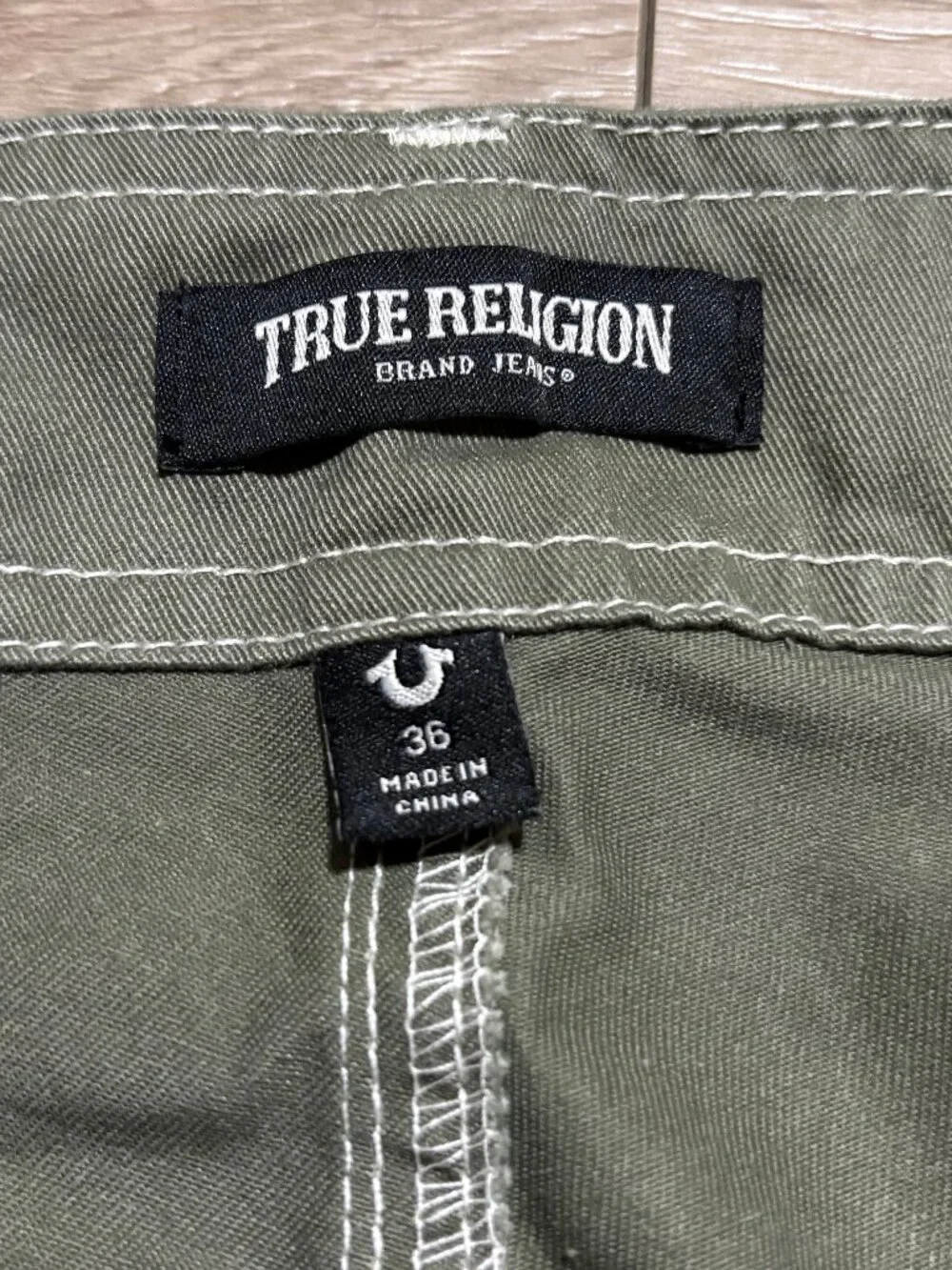 NWT True Religion Cargo Pants Men's 36x32